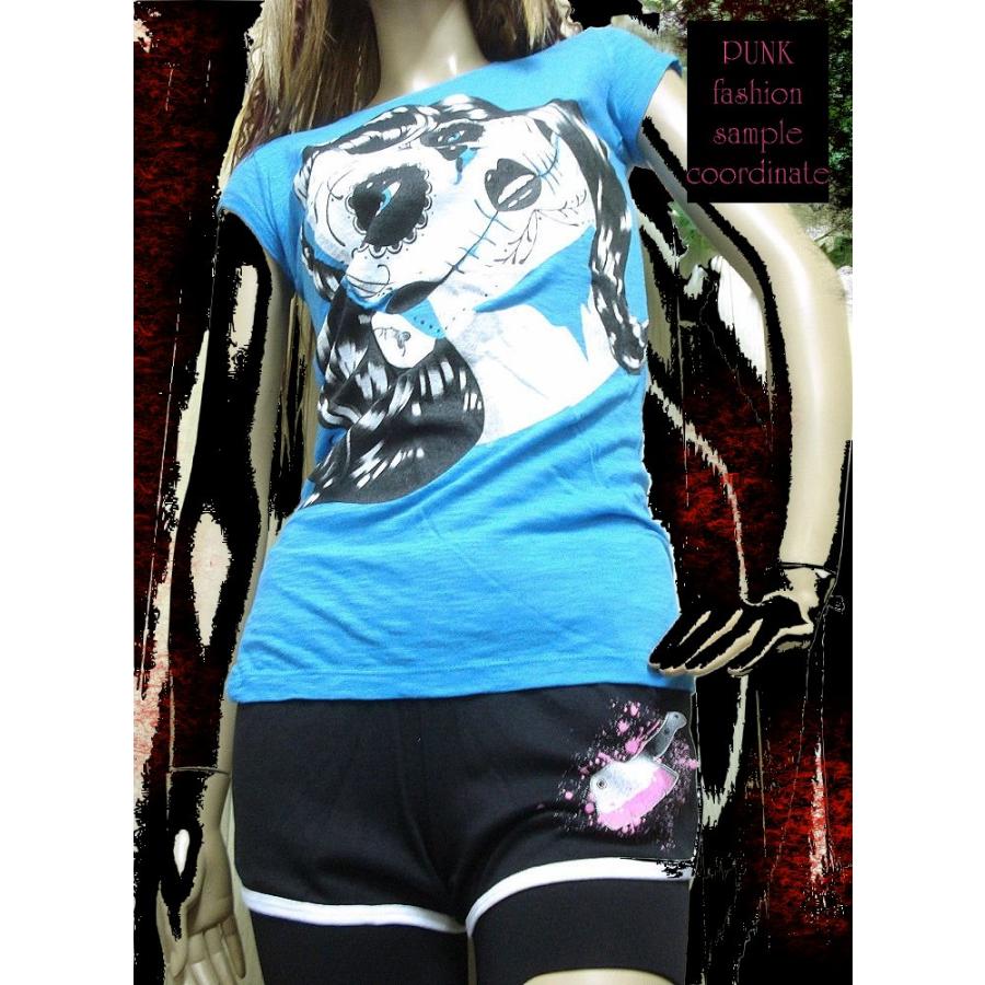 廃盤 パンク 服 ファッション Tシャツ 半袖 グロかわ ホラー ゾンビ柄