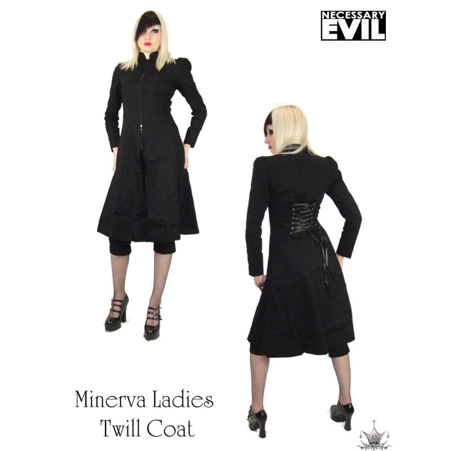 NECESSARY EVIL ゴシック スプリング超ロング丈コート HELLO IMPORT｜Aラインロング丈コート-ゴシックパンク通販