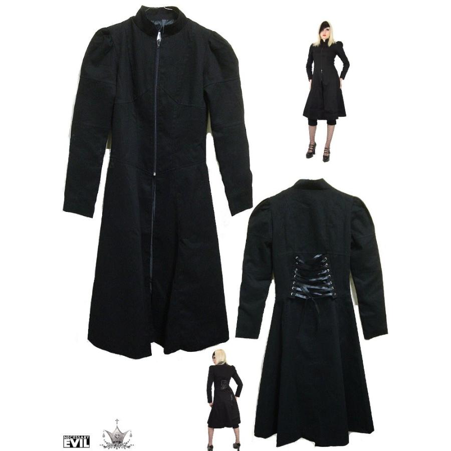 スプリング コート ハイショルダー ゴシック ファッション 服