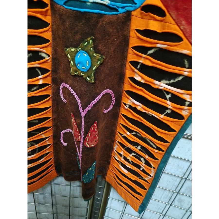 ネパール 半袖 Tシャツ tee クラッシュ 花柄 カットソー トップス  レディース  ファッション アジアン 夏 エスニック /wot352 |  | 08