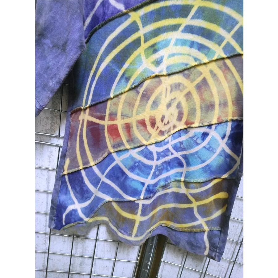 ネパール 半袖 タイダイ Tシャツ tee  レディース ユニセックス アジアンファッション/wot355 |  | 02