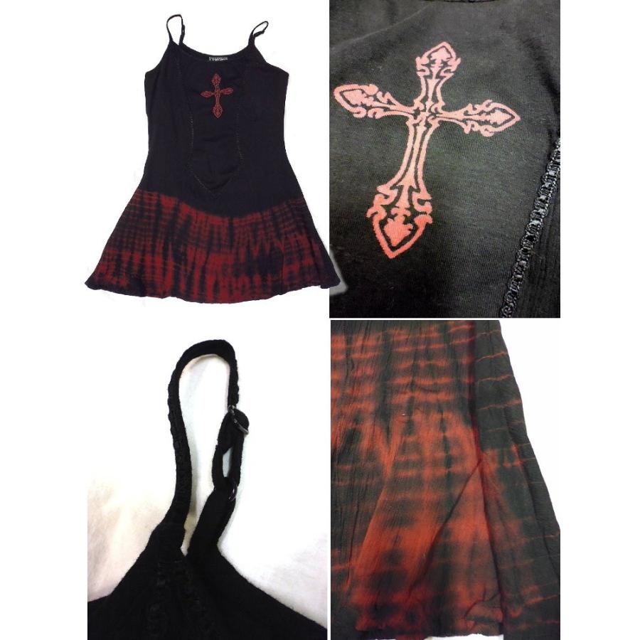 ロック ファッション 十字架キャミソールワンピース レディース Wow100 夏セール開催中 Max80 Off