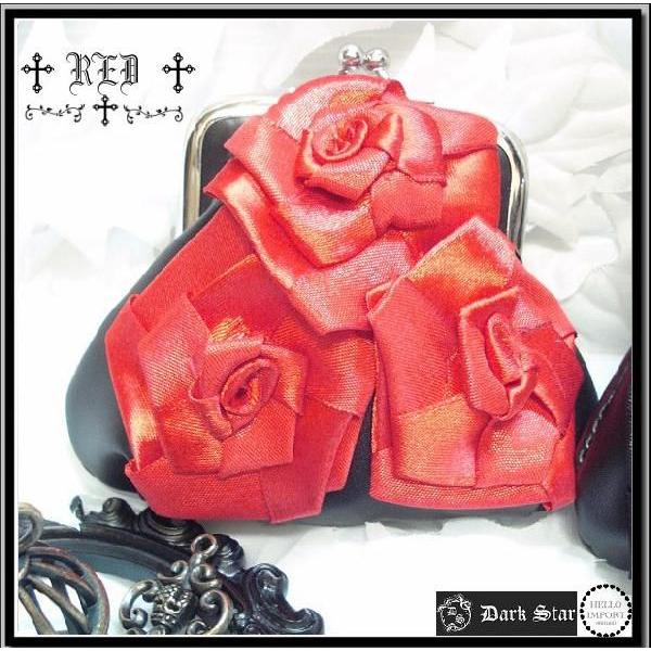 耽美ゴシック 薔薇 がま口財布 小銭入れ ゴスロリ レディース 値下げ