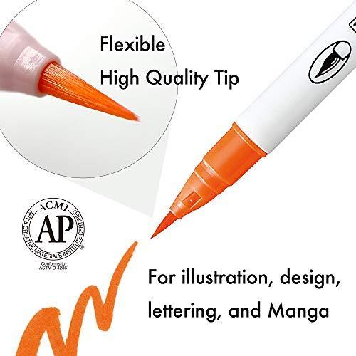 新作モデル クリーンカラー Zig 水性 筆ペン 呉竹 呉竹 Kuretake リアルブラッシュ Rb 6000at 90v 90色 ラウンド用品 アクセサリー