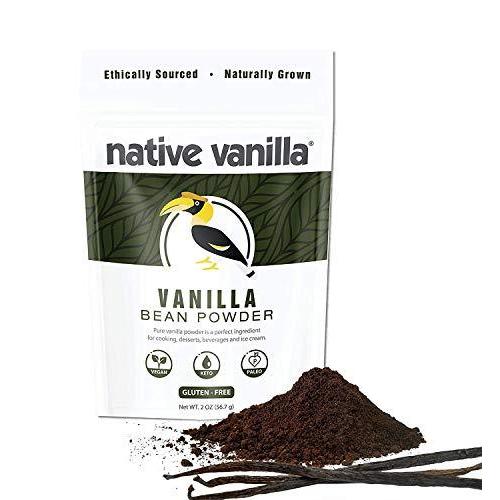 Native Vanilla バニラパウダー バニラ タヒチ 自家製ベーキング アイスクリーム 56.7 コーヒー お試し価格 g 約 新作人気モデル 製菓 製パン