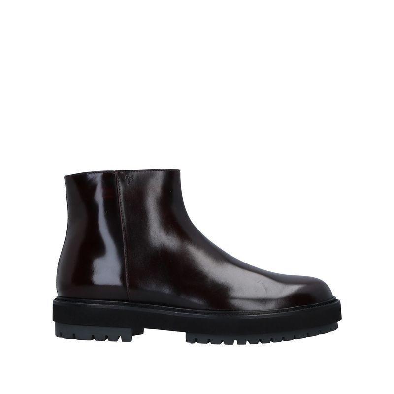 トッズ Tod S Tod S ショートブーツ 靴 メンズファッション シューズ メンズ pu ディープパープル Hello Worlds