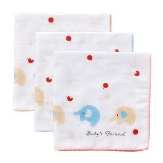 入浴用品 赤ちゃんの城 ガーゼハンカチ ぞうさん Hello赤ちゃんstore Yahoo 店 通販 Yahoo ショッピング