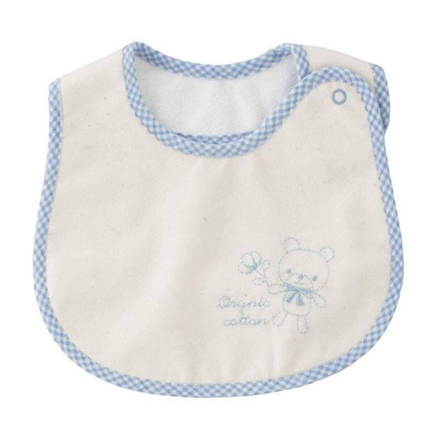 新生児ウエア 赤ちゃんの城 スタイ ベルナチュール うさくま サックス Hello赤ちゃんstore Yahoo 店 通販 Yahoo ショッピング