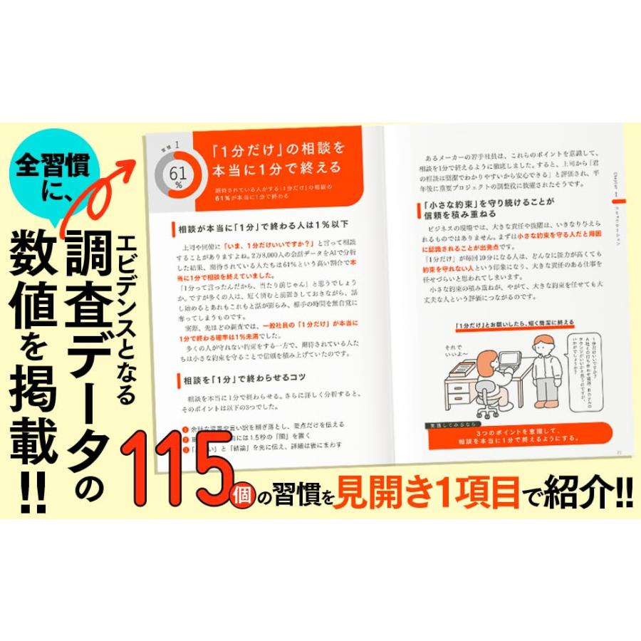 815社17万人を分析してわかった 会社から期待されている人の習慣115 |  | 01
