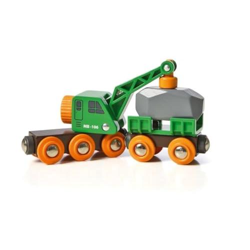 BRIO 木製レール 知育玩具 緑のクレーンワゴン 対象年齢 3歳~ 33698 誕生日 クリスマス プレゼント 室内遊び 男の子 女の子 脳ト |  | 01