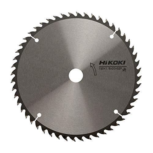 HiKOKI(ハイコーキ) チップソー 木材用 径190mm 穴径20mm 52枚刃 丸のこ用 0032-0268 | 