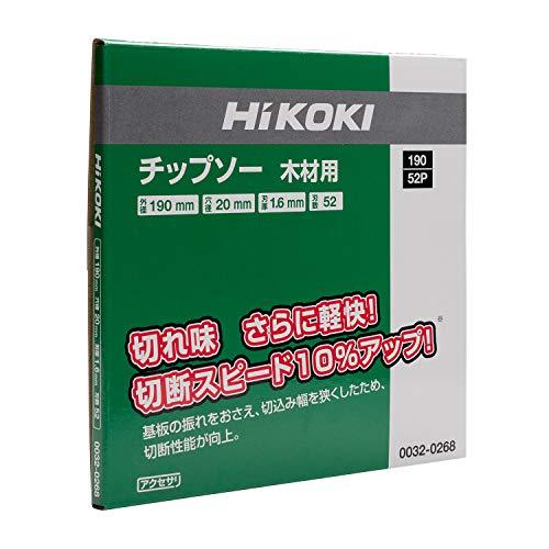 HiKOKI(ハイコーキ) チップソー 木材用 径190mm 穴径20mm 52枚刃 丸のこ用 0032-0268 |  | 01