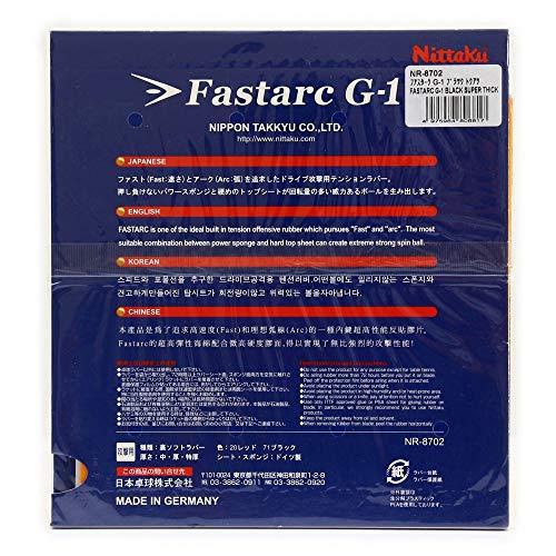 ニッタク(Nittaku) 卓球 ラバー ファスタークG-1 裏ソフト テンション ブラック 特厚 NR8702 |  | 01