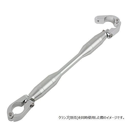 ポッシュフェイス(POSH FAITH) バイク用品 バイクハンドルブレース シャフト タイプ2 226mm シルバー クイックリリース 094 |  | 01