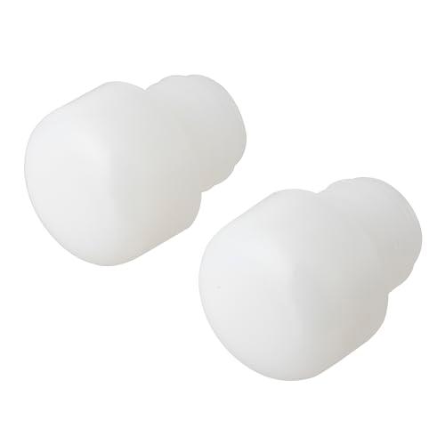 キジマ(Kijima) バーエンドキャップ ナイロン 内径14mm ホワイト 2個セット 204-1041 | 