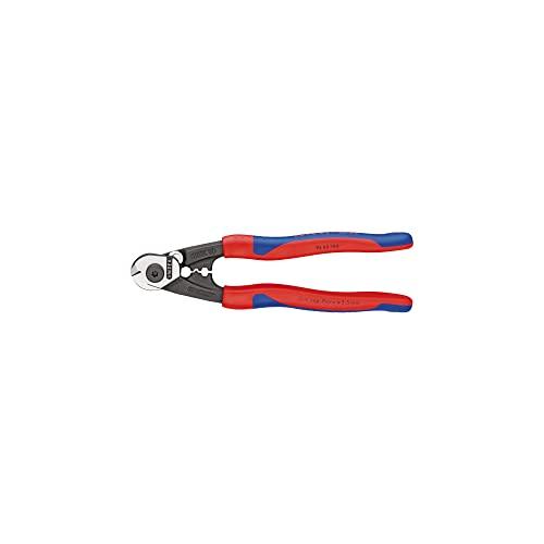 クニペックス KNIPEX 圧着ダイス付き ワイヤーロープカッター 9562-190 | 