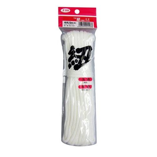 ユタカメイク ザ・紐 中丸紐 ホワイト AC‐101 10M | 