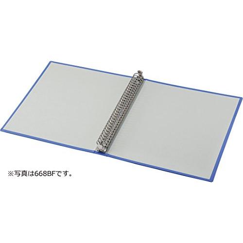 キングジム リングバインダー BF バインダータイプ 30穴 250枚収納 A4タテ ピンク 668BF-P |  | 01