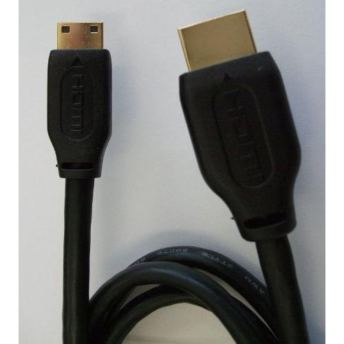オーム電機 HDMIハイスピードイーサネット対応 1.4ミニケーブル1Mクロ 05-0285 VIS-C10M-K |  | 01
