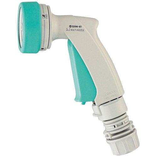 SANEI(サンエイ) マルチレバーノズル 5種散水 適合ホース内径12~15mm・外径18~21mm PN567-5 | 