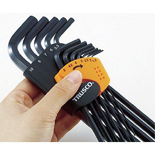 トラスコ中山(TRUSCO) 六角棒レンチセット 黒 標準タイプ 9本組 TRR-9S |  | 01