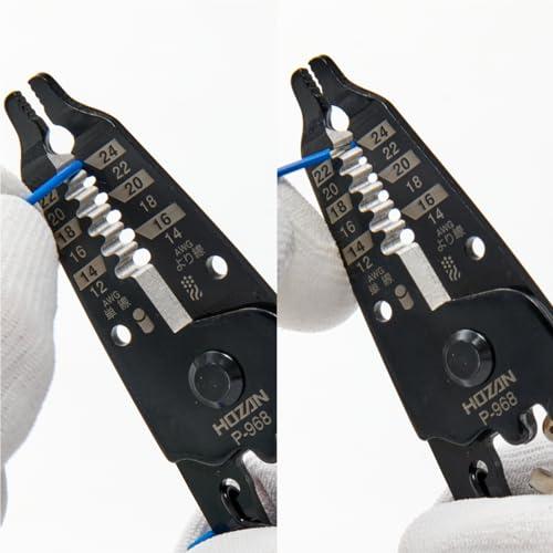 ホーザン(HOZAN) ワイヤーストリッパー 中太線用 全長163mm 重量80g こだわりのストッパー付 P-968 |  | 01