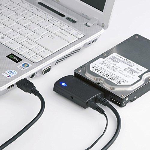 サンワサプライ(Sanwa Supply) SATA-USB3.0変換ケーブル HDD/SSD/光学式ドライブ ケーブル長0.8m USB-CV | 