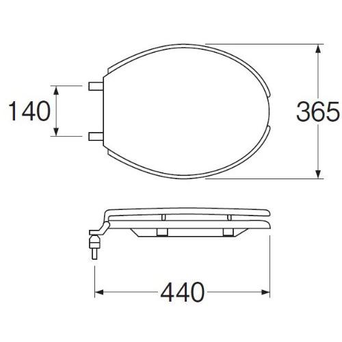 SANEI(サンエイ) 普通便座 前割便座 小サイズ 取り付け工具付き ホワイト PW902-S-W |  | 01