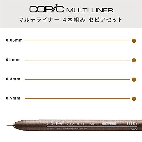 コピック(COPIC)Too コピック マルチライナー 4本組 セピア セット |  | 01