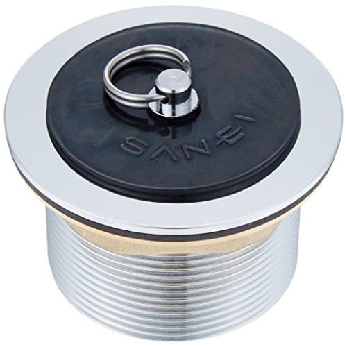 SANEI(サンエイ) ゴム栓付き風呂栓 ネジ付き H21-50 呼び50 | 