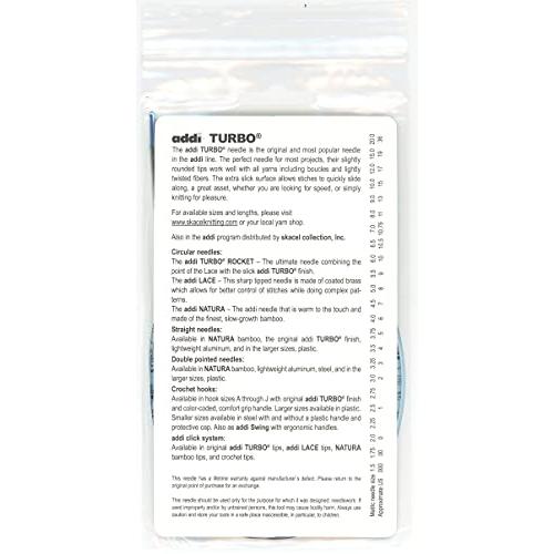 addi 114-7/105-7 'プレミアム' 輪針（メッキ加工） 80cm (3.25mm) |  | 01
