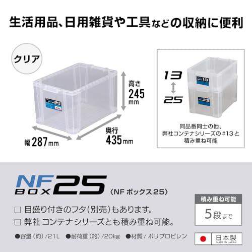 JEJアステージ NFボックス #25 クリア 防災 W約28.7×D約43.5×H約24.5cm |  | 01