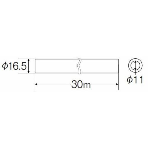 SANEI(サンエイ) ブレードホース シャワーホース カットして使用 長さ30m ホワイト PU86T-W |  | 01