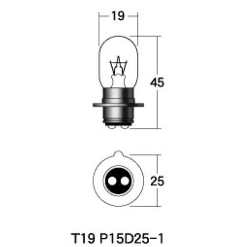 M&Hマツシマ 1P 2064 12V25W (クリアー) 1P2064 ライト バルブ |  | 01