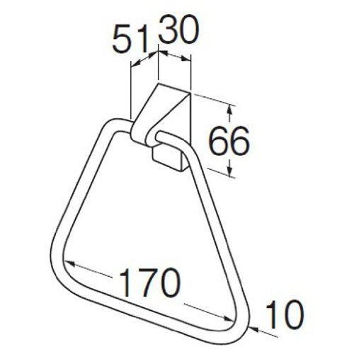 SANEI(サンエイ) タオル掛け リングタイプ ビス付き ステンレス W533 |  | 01