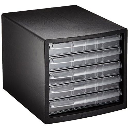 ナカバヤシ A4レターケース5段（浅5） ブラック A4E-S5B A4レターケース5段（浅5） ブラック A4E-S5B | 