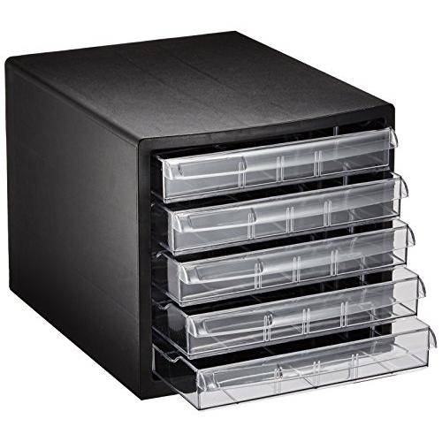 ナカバヤシ A4レターケース5段（浅5） ブラック A4E-S5B A4レターケース5段（浅5） ブラック A4E-S5B |  | 01