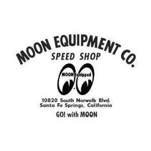 ムーンアイズ MOONEYES スピードショップデカール ステッカー 転写 MOON SPEED SHOP DECAL ブラック MQD-021 | 