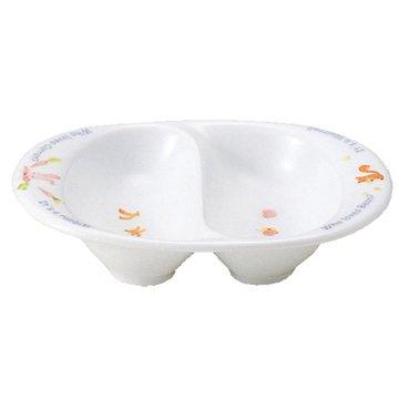 NARUMI(ナルミ) 子供用 食器 皿 プレート みんなでたべよっ! 離乳皿 14cm 出産祝い お食い初め 離乳食 ギフト 日本製 4043 | 
