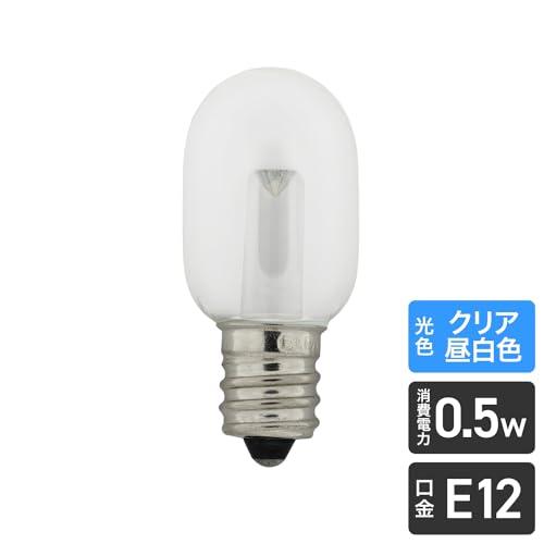ELPA LEDナツメ球 口金直径12mm クリア昼白色 LDT1CN-G-E12-G105 |  | 01