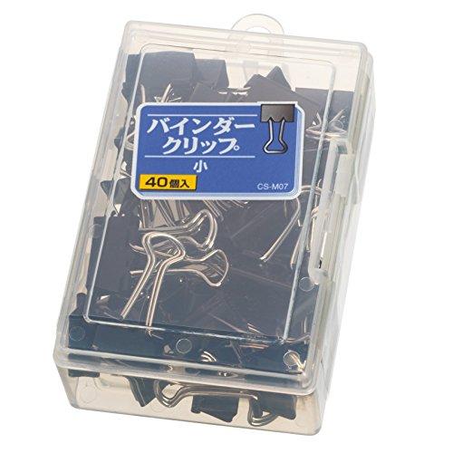 ライオン事務器 バインダークリップ 小 CS-M07 40個 | 