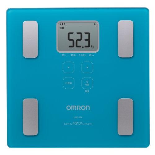 オムロン 体重・体組成計 カラダスキャン ブルー HBF-214-B | 