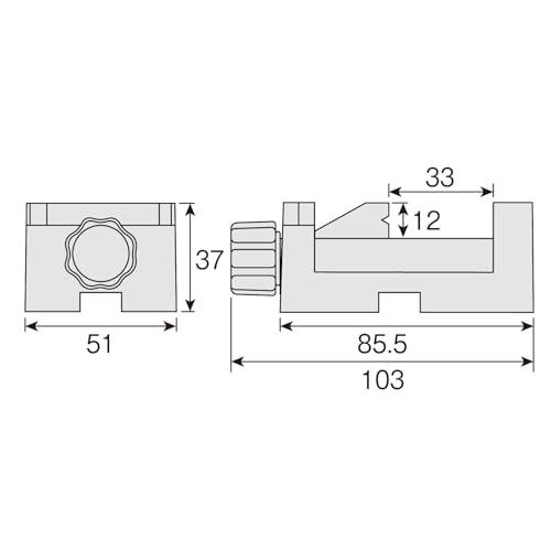 ホーザン(HOZAN) ミニバイス 穴開け加工時の保持用バイス 重量:270g K-24 |  | 01