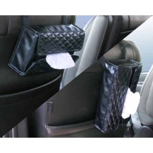 星光産業 車内用品 EXEA(エクセア) ティッシュケース キルティングティッシュカバー ブラック EH-142 |  | 01