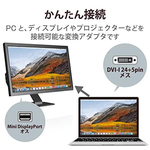 エレコム 変換アダプタ miniDisplayPort-DVI for Mac/Surface/Lenovo ホワイト AD-MDPDVIWH |  | 01