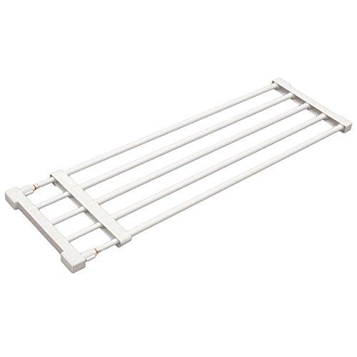 HEIAN SHINDO つっぱり棚 強力タイプ ホワイト 取付幅75~120cm 耐荷重:25-10kg KB-75 平安伸銅工業 | 