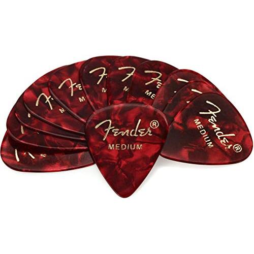 Fender ピック 351 SHAPE PREMIUM PICKS MEDIUM RED MOTO(12PACK) | 