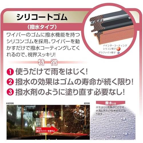 PIAA(ピア) ワイパー ブレード 600mm 超強力シリコート 特殊シリコンゴム 1本入 呼番81 WSU60 |  | 01