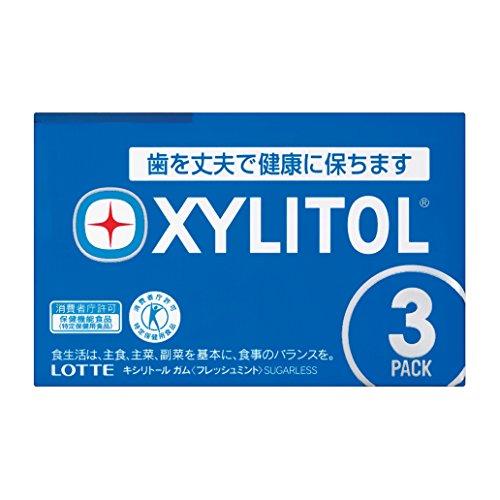 ロッテ キシリトールガム(フレッシュミント) 3パック×10個 | 