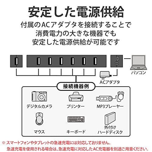 エレコム USBハブ 2.0対応 16ポート ACアダプタ付 1.5m ブラック U2H-Z16SBK |  | 01